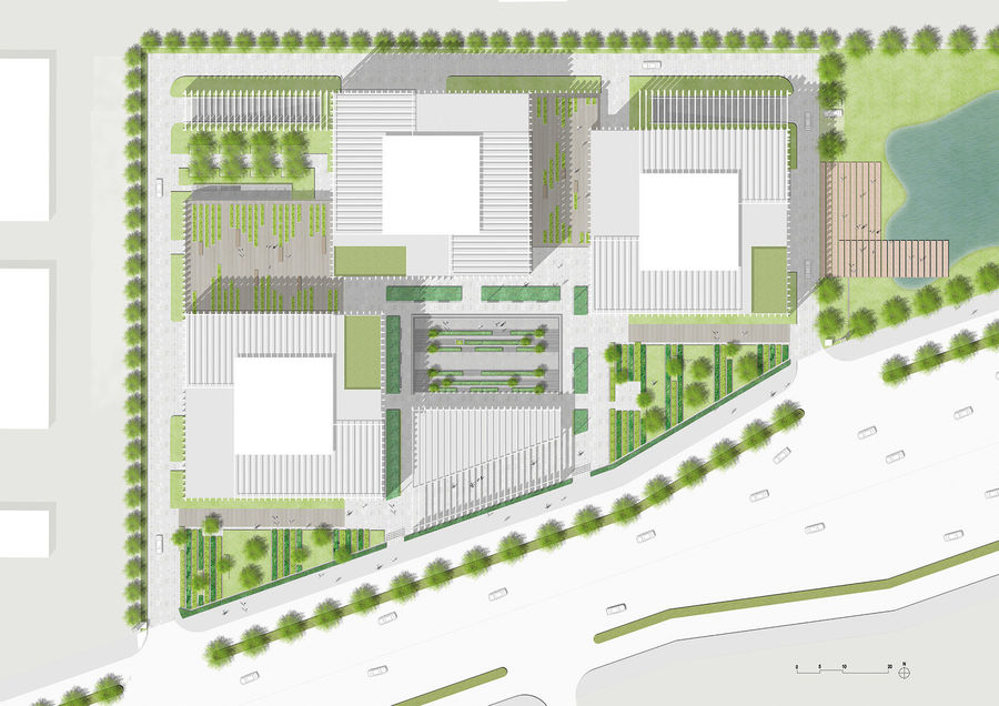 【商业建筑】成都产业园规划设计工业园区设计公司科技园设计|建筑外观