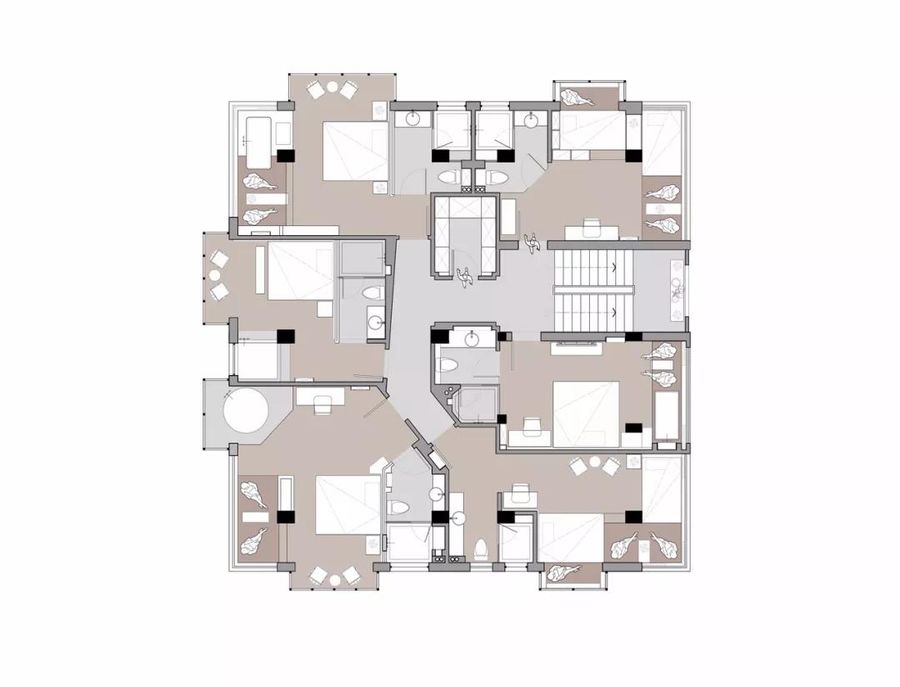 【酒店】云溪·左舍,柒金設計|酒店空间