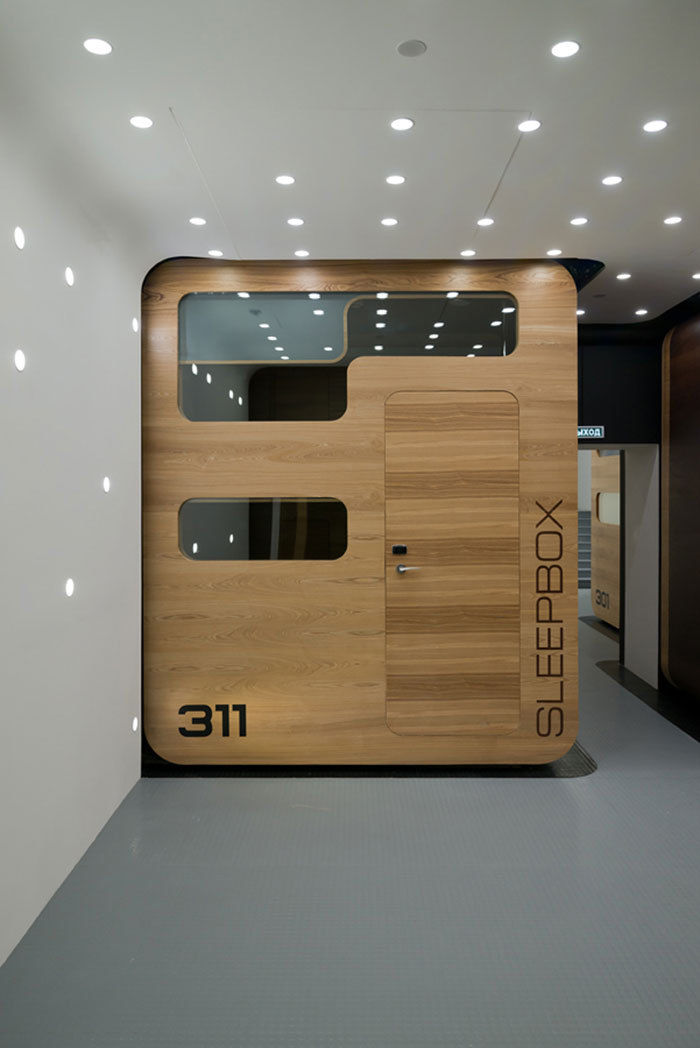 【旅馆】莫斯科特维尔睡眠盒旅店 Sleepbox Hotel|酒店空间