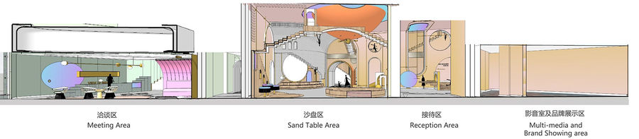 【展厅】梦幻般的儿童主题售楼中心,彬占建筑设计|商业空间